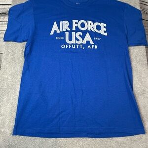 J. America Blue Air Force USA Tee